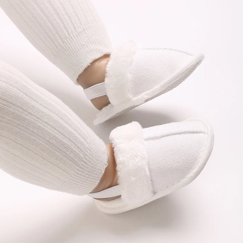 Cozy Plush Baby Slippers (0-18M)