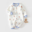 Baby Jumpsuit Clothes Winter Thickening 100% Cotton  Boys Girls Cute Printed Bear Romper Infant Onesie Spring Trend 1-3-6-9-12M