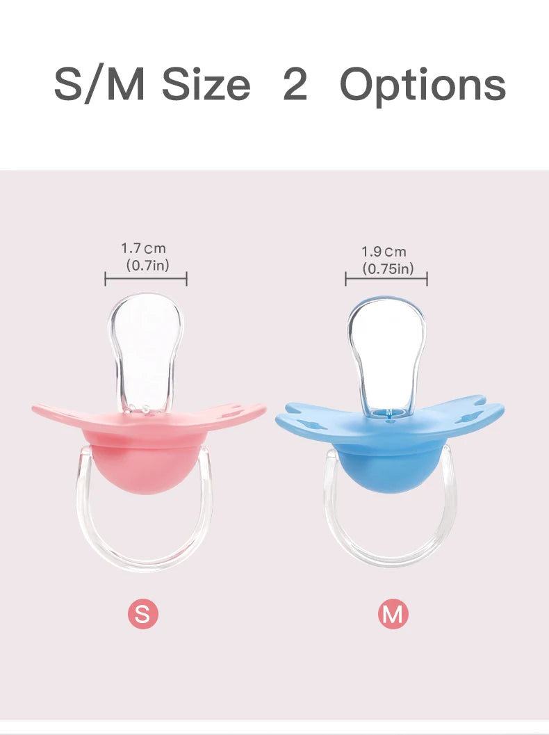 Butterfly Type Thumb Shape Toddlers Soothe Kids Newborn Baby Silicone Teething Pacifier