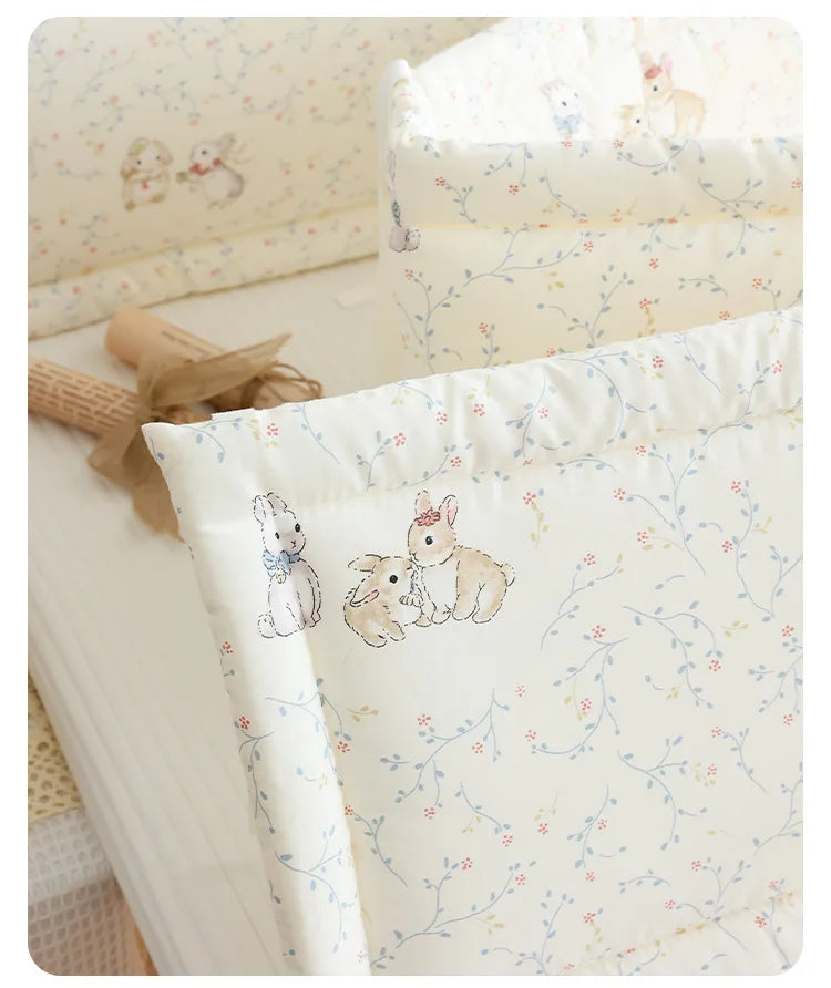 2026 Baby Crib Fence Soft Cotton Bag Anti-collision Strip Children's One-piece Bed Fence Spliced Bed Protection Cloth Baby Fence