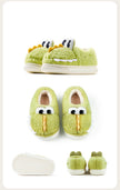 Cheerful Mario Children's winter cotton slippers Cartoon animals indoor soft and comfortable cotton shoes