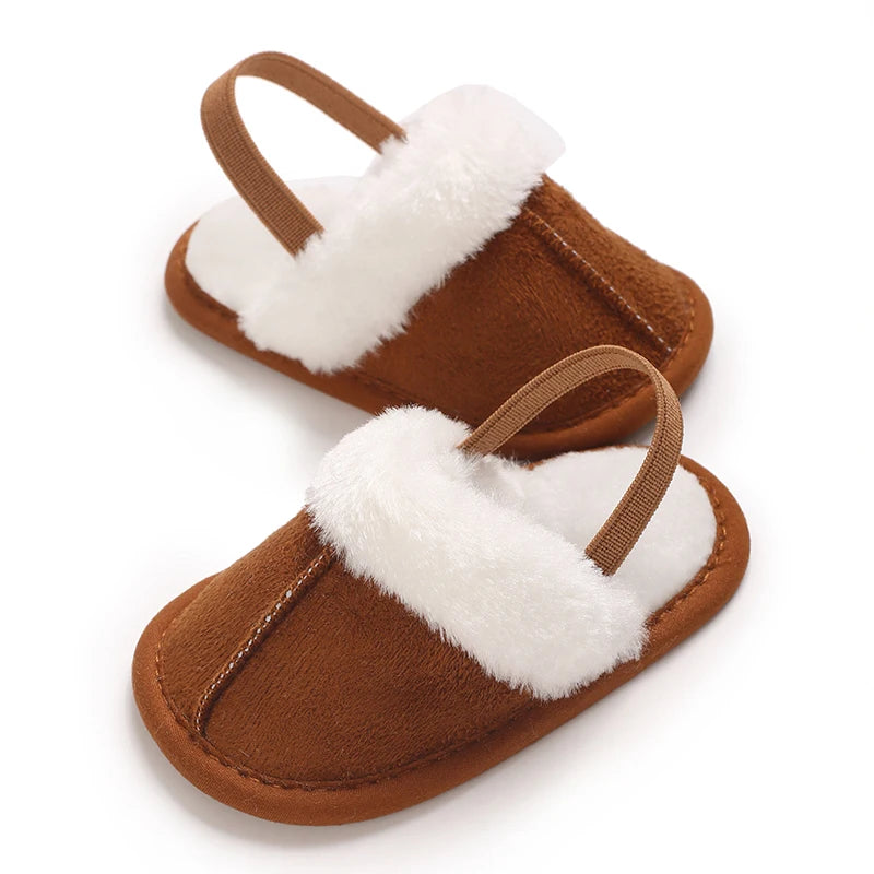 Cozy Plush Baby Slippers (0-18M)