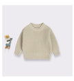 0-6T Newborn Baby Sweater Kid Boy Girl Winter Clothes Warm Thick Knit Pullover Top Infant Long Sleeve Basic Knitwear Outfit