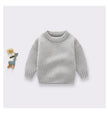 0-6T Newborn Baby Sweater Kid Boy Girl Winter Clothes Warm Thick Knit Pullover Top Infant Long Sleeve Basic Knitwear Outfit