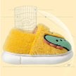 Fashion And Winter Children Slippers Boys And Girls Flat Bottom Non Slip Slip Round Toe Plush Warm Cartoon Slippers Kids