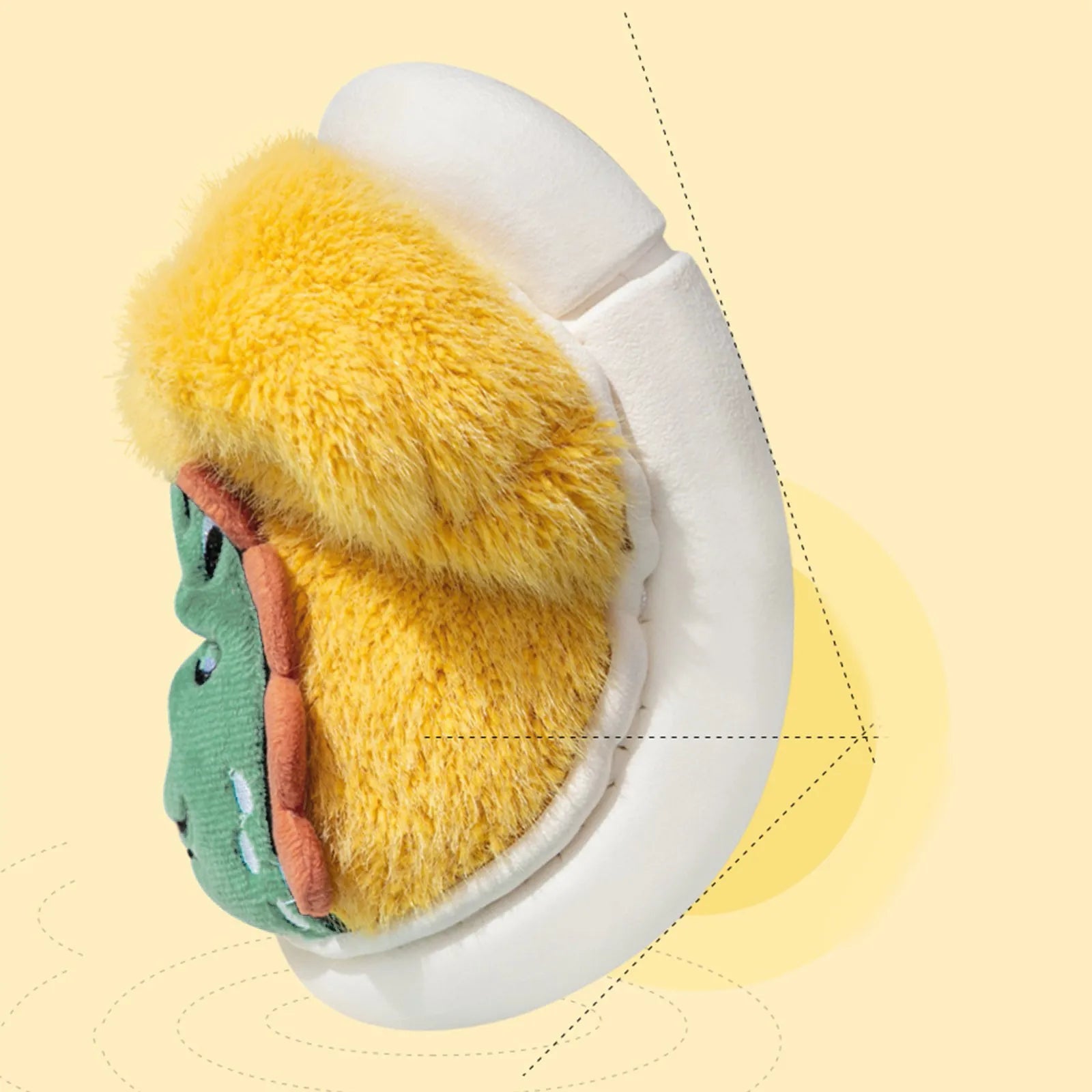 Fashion And Winter Children Slippers Boys And Girls Flat Bottom Non Slip Slip Round Toe Plush Warm Cartoon Slippers Kids