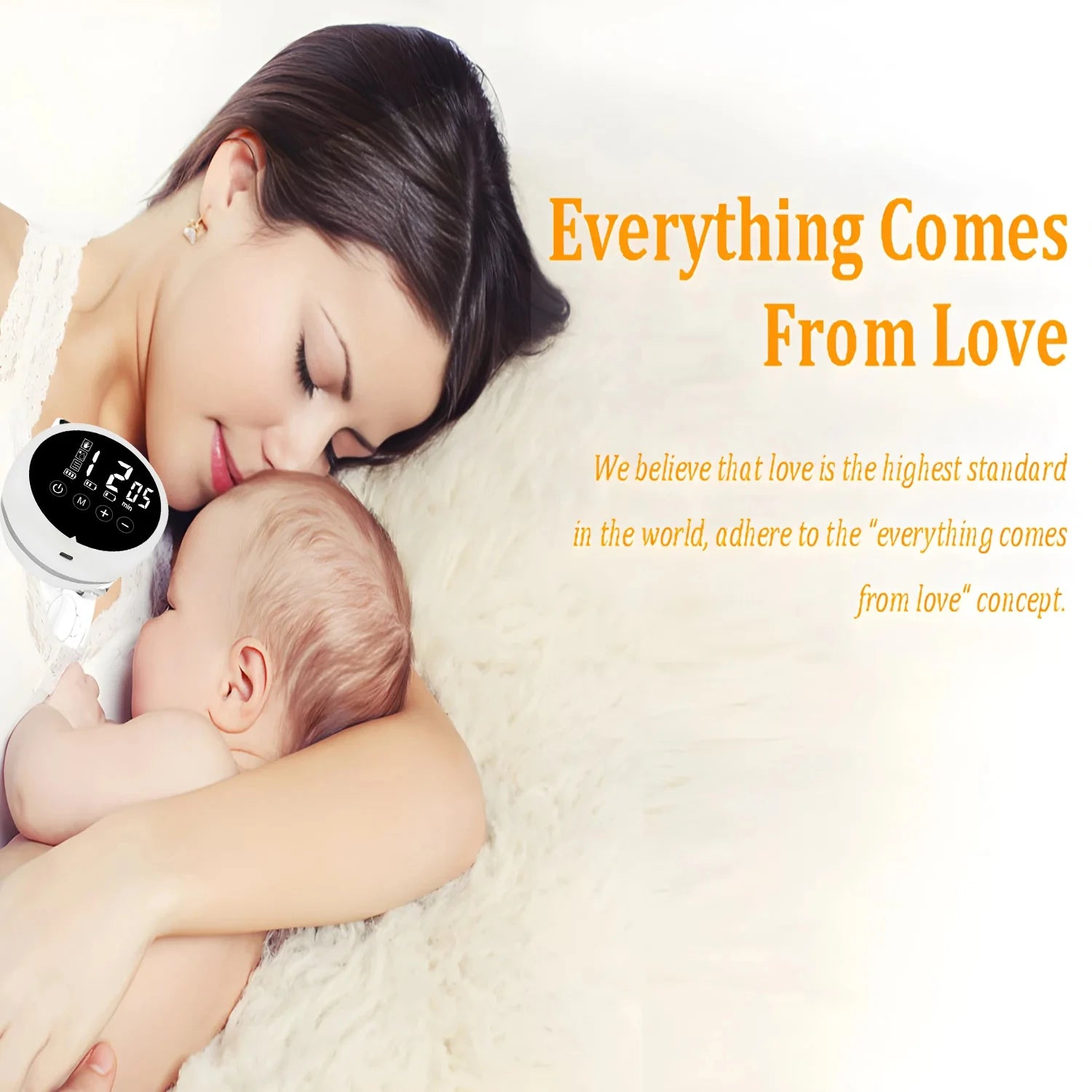 Wearable Breast Pump Electric Painless Double-sided Fully Automatic Integrated Hands-free Breast Collector Breastfeeding
