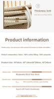 2026 Baby Crib Fence Soft Cotton Bag Anti-collision Strip Children's One-piece Bed Fence Spliced Bed Protection Cloth Baby Fence