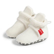 Winter Baby Boy Girl Socks Booties Fluff Soft Elastic Cord First Walkers Anti-slip Indoor Warm Newborn Baby Shoes Moccasin