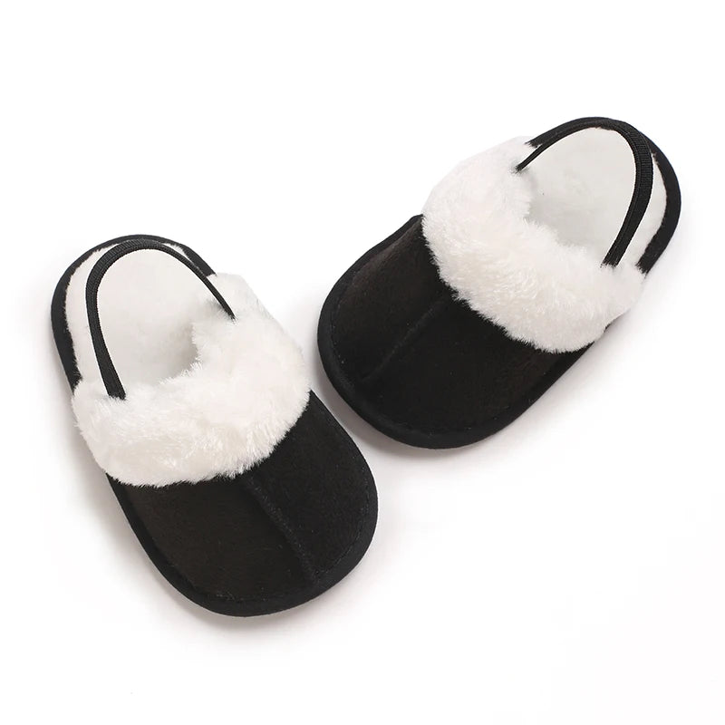 Cozy Plush Baby Slippers (0-18M)