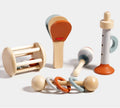Baby Wooden Musical Instrument Toy Handheld Bell Ringing Rattle for Toddlers Sensory Development Early Childhood Education