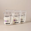 60 Pack Temperature Sensitive Breast Milk Storage Bags -Food Grade PE, Transparent with Measurement Lines,  Disposable & Leakpro