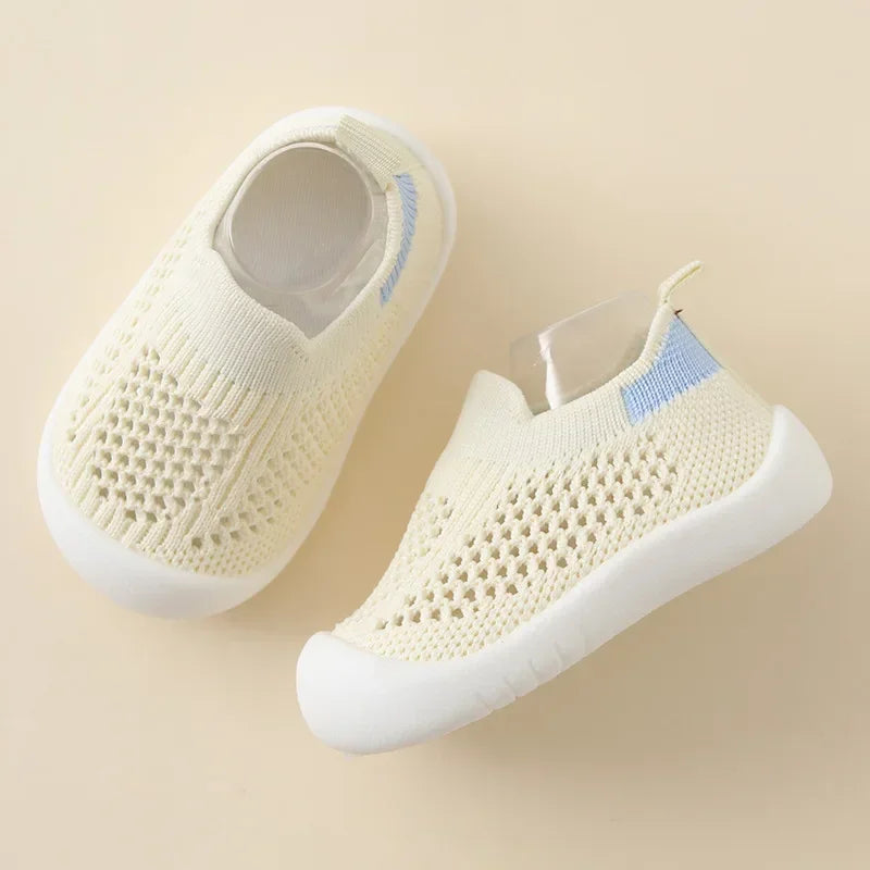 Breathable Mesh Toddler Sneakers (0-3T)