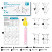 MAMIJOY Silicone Flange Inserts for Breast Pumps Electric Breast Pumps Nipple Tunnel Narrow Connector 13/15/17/19/21/24mm Flange