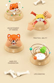 Baby Busy Board Cube Montessori Sensory Toys for Toddler Educational Learning Activities Travel Toy Lock Box Fine Motor Skill