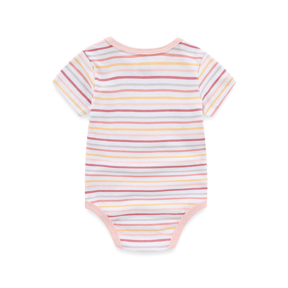 4Pieces Baby Clothing Four Season Unisex Cartoon Short Sleeve Baby Boy Girl Bodysuits Cute 100%Cotton Newborn Clothes