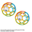 Soft Baby Grasping Ball Rattles with Bell Ball Early Education Educational Sensory Toy Random Color）
