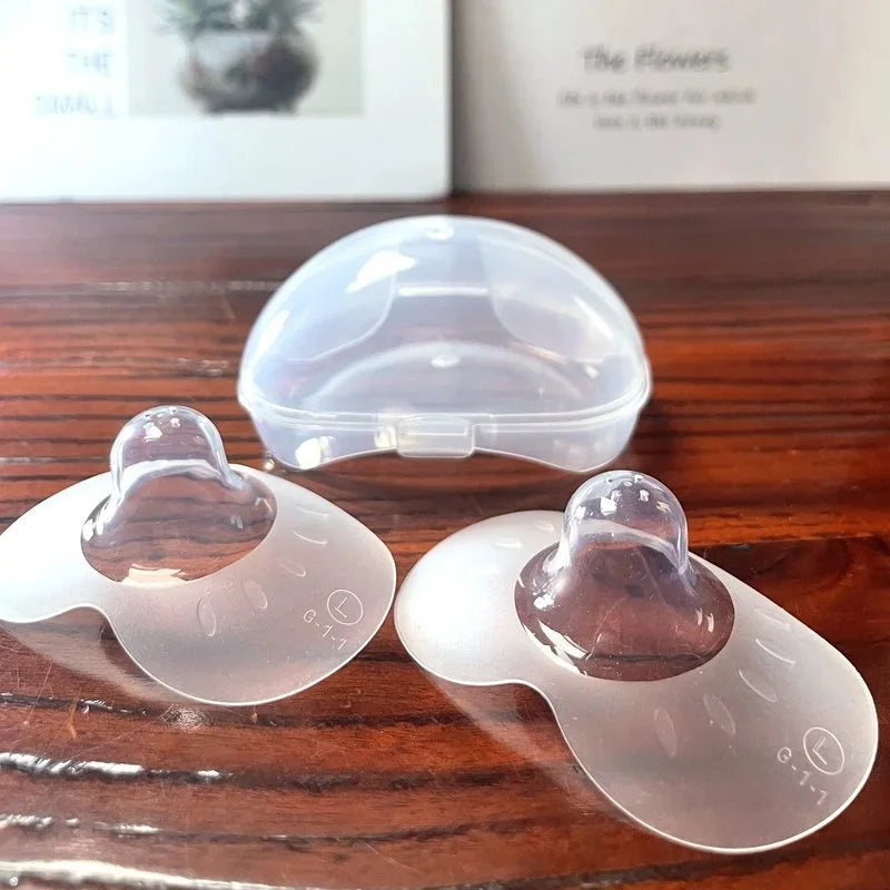 2Pcs Silicone Breastfeeding Nipple Protectors Feeding Mother Nipple Shields Protection Cover Soft Milk Feeding Nursing Shield