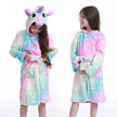 Pink Princess Bath Robe for Girls 3 4 5 6 7 8 9 10 11 12 Years Unicorn Kids Bath Towel Robe Kigurumi Winter Baby Girls Bathrobe