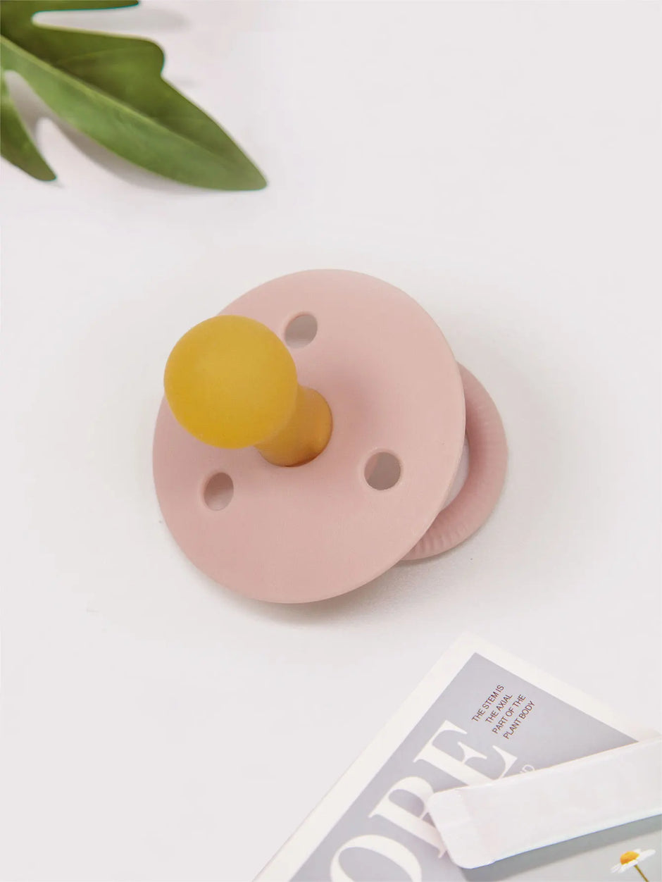 1 Pc Baby Latex Pacifier More Soft close to MOM's breast Round baffle variety colors Younger baby pacifier soother