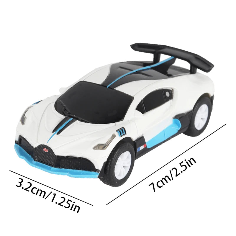 سيارة سباق تناظرية من طراز Carrera Go Scalextric بمقياس 1/64 (1:64) - سيارة سباق كهربائية عالية السرعة - لعبة سيارات سباق الشرطة