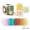 Baby Toy Silicone Educational Toys Infant Montessori Toy Teething Track Maze Wooden Roller Coaster Bead Baby Accessory Teether