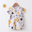 New Baby Onesies Climbing Clothes Pure Cotton Summer Newborn Boys Girls Rompers Short-Sleeved Thin Harness Infant Clothes