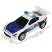 سيارة سباق تناظرية من طراز Carrera Go Scalextric بمقياس 1/64 (1:64) - سيارة سباق كهربائية عالية السرعة - لعبة سيارات سباق الشرطة