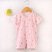 New Baby Onesies Climbing Clothes Pure Cotton Summer Newborn Boys Girls Rompers Short-Sleeved Thin Harness Infant Clothes