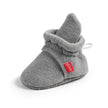 Winter Baby Boy Girl Socks Booties Fluff Soft Elastic Cord First Walkers Anti-slip Indoor Warm Newborn Baby Shoes Moccasin