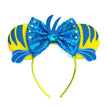 2025 New Style Mickey Minnie Ear Headband Sequin Bows Girl Adult Kids Halloween Party Cosplay Hair Accessories Princess Hairband