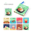 Soft Baby Books toys Montessori 3D Touch Feel High Contrast Cloth Book Sensory Early Learning games for kids Educational toys