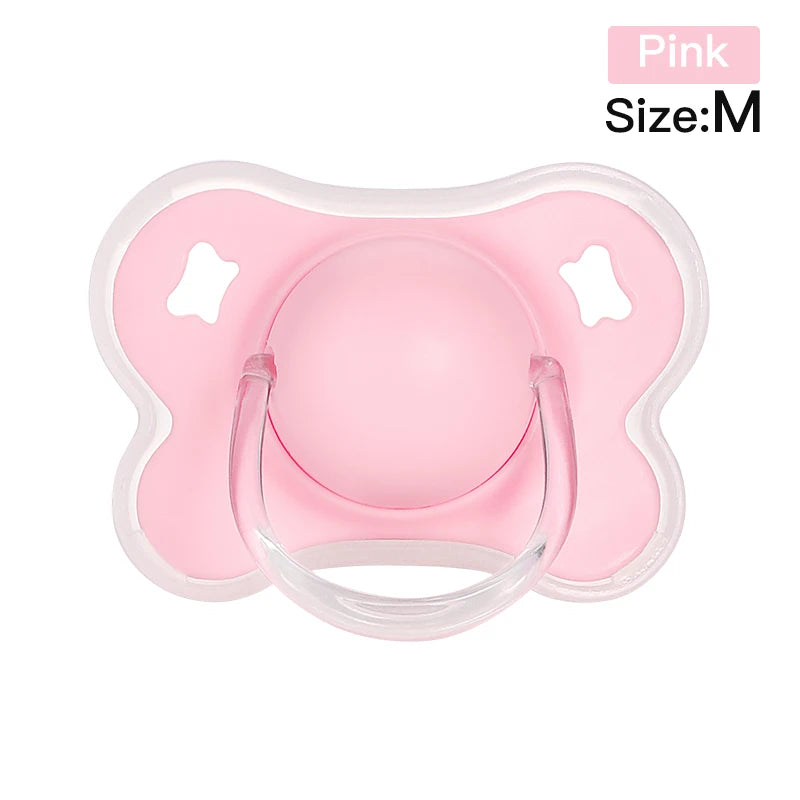 Butterfly Type Thumb Shape Toddlers Soothe Kids Newborn Baby Silicone Teething Pacifier