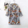 Warm Soft Children Flannel Pajamas Boy Astronaut Robe Winter Christmas Kids Bathrobe Baby Girl Homewear Child Sleepwear 2-12Year