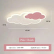 AuroraRealm Children's Bedroom LED Ceiling Lamp Creative White Cloud Boy Girl Study Fixture Lustre Home Decor Living Room Lights