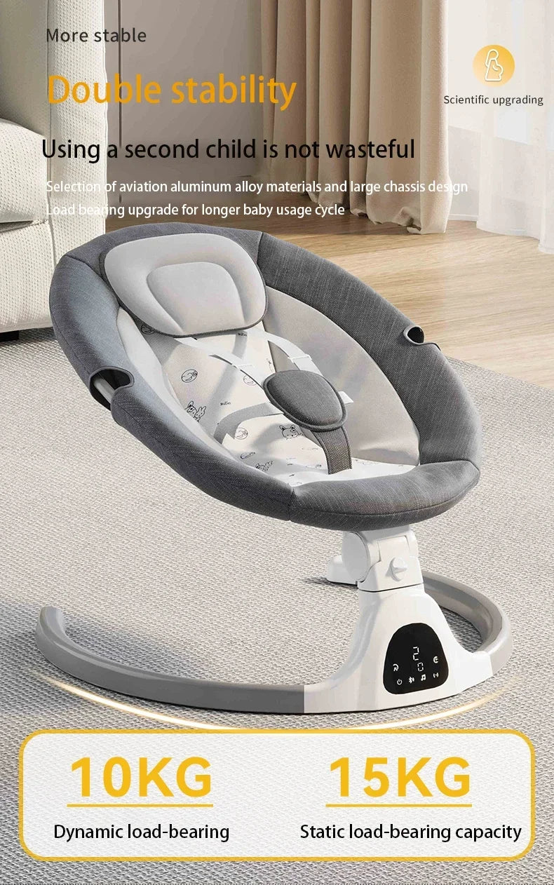 Multipurpose Electric Baby Sleep Rocking Chair Automatic Swing Infant Rocker Comfort Cradle Stroller Toys for Baby 0-3 Years Old