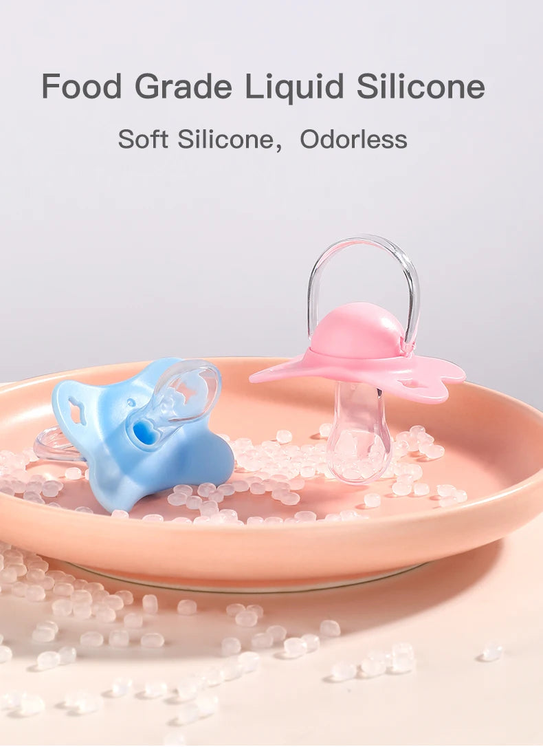Butterfly Type Thumb Shape Toddlers Soothe Kids Newborn Baby Silicone Teething Pacifier