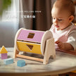 Baby Wooden Musical Instrument Toy Handheld Bell Ringing Rattle for Toddlers Sensory Development Early Childhood Education