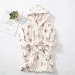 Warm Soft Children Flannel Pajamas Boy Astronaut Robe Winter Christmas Kids Bathrobe Baby Girl Homewear Child Sleepwear 2-12Year