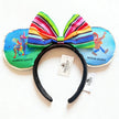 Disney Princess Headband Mickey Ear Rapunzel Snow White Sequin Bow Hair Hoop Gift Girl Accessories Halloween Gift Christmas Jack