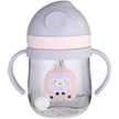 250ml baby feeding cup, children learn to feed, drinking bottle, training cup with straw, leak-proof and choking-proof baby cup