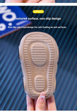 Children's Flashing Light Hole Shoes, Anti Slip Soft Soled Toe Cap Slippers, Cartoon Car Illuminated Slippers for Boys and Girls