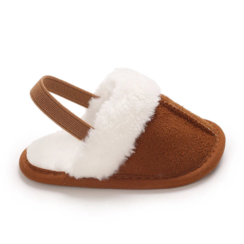 Cozy Plush Baby Slippers (0-18M)