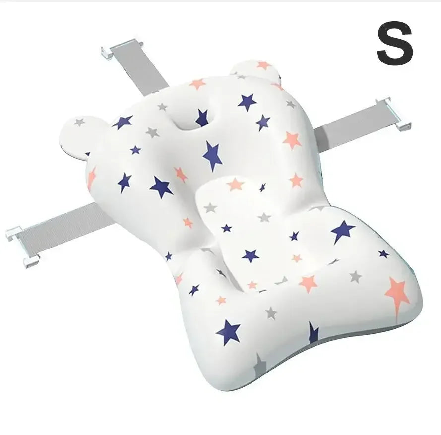 Adjustable Bath Tub Shower Cushion Newborn Support Seat Mat Baby Bath Seat Floating Water Pad Portable Foldable Baby Bathtub Pad