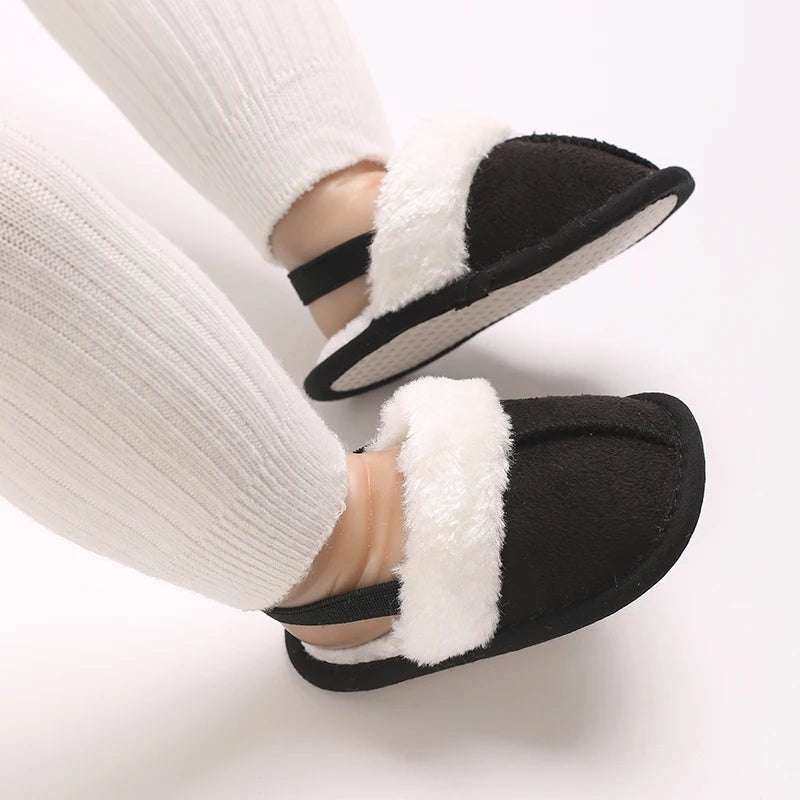 Cozy Plush Baby Slippers (0-18M)