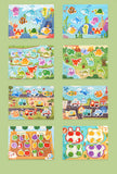 Montessori Baby Busy book My First Quiet Book Paste Early Learning Education Toy Children Toy Matching Game for Babies
