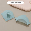 2pcs Set Infant Silicon Head Massager Fetal Head Fat Comb Toddler Bathing Soft Comb Newborn Hair Cleaning Baby Care Accessories