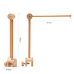 Baby Wooden Bedbell Bracket 0-12 Months Bed Bell Bracket Wooden Mobile Newborn Crochet Bed Bell Hanging Toys Newbaby Rattle Toys