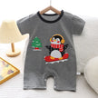 Infant Toddler Crawling Clothes Cotton Summer Boys Girls Thin Baby Short Sleeve Romper Children's Onesie