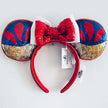 Disney Princess Headband Mickey Ear Rapunzel Snow White Sequin Bow Hair Hoop Gift Girl Accessories Halloween Gift Christmas Jack